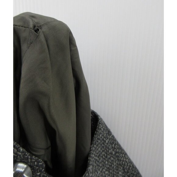 Max Mara Jacket 6 Silk Wool Tweed Blazer Button Up Career Italy * - Picture 12 of 13